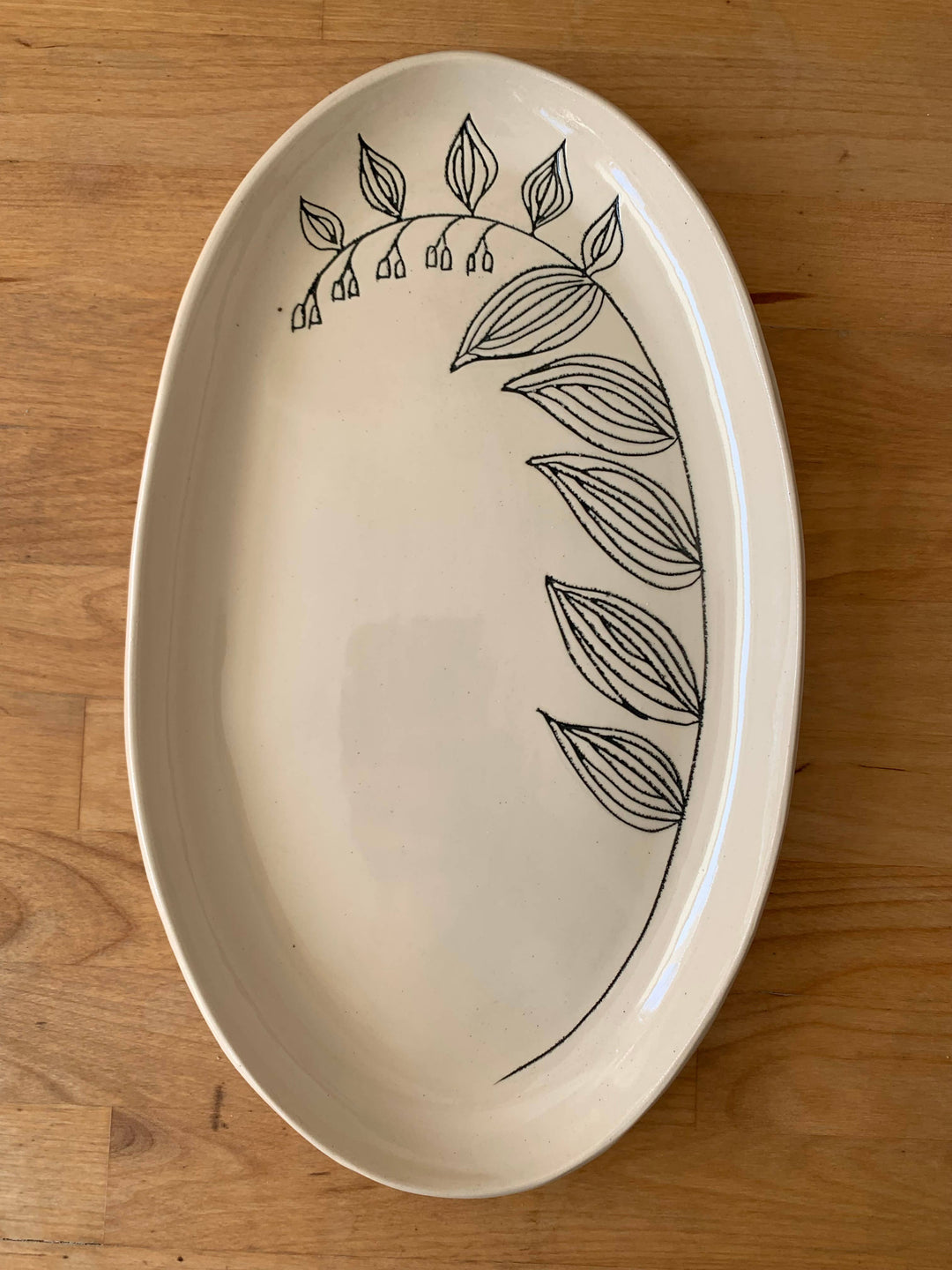 Oval Platter: Solomon’s Seal