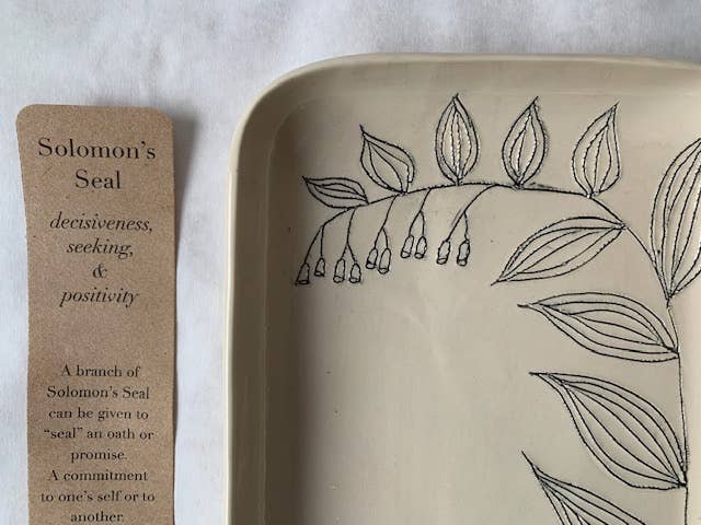 Tray (Rounded): Soloman’s Seal
