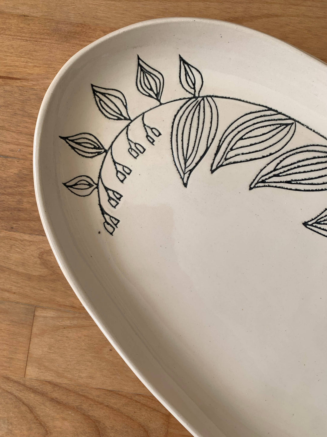 Oval Platter: Solomon’s Seal