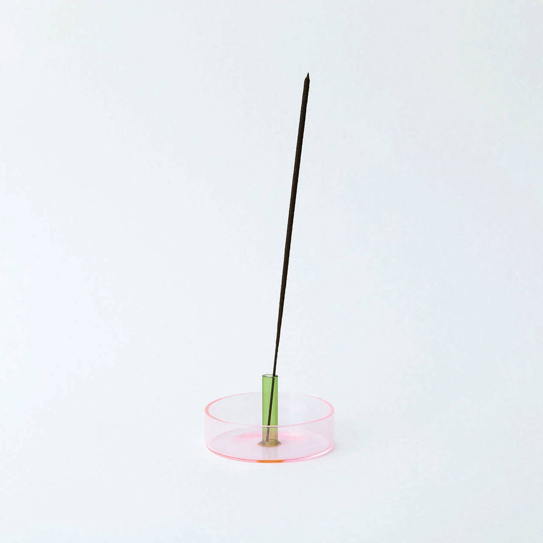 Duo Tone Glass Incense Holder