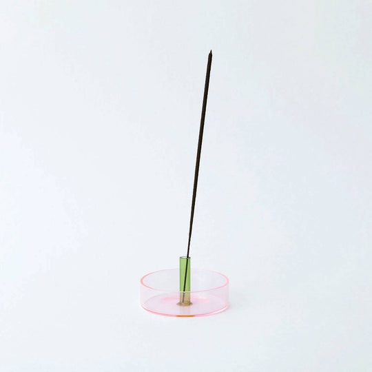 Duo Tone Glass Incense Holder