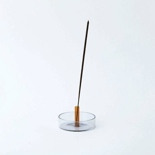 Duo Tone Glass Incense Holder