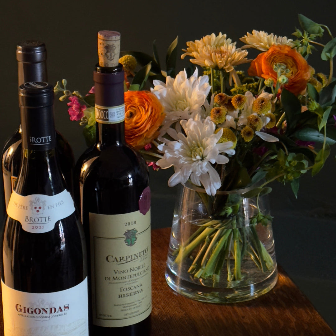 flowers and wine – march 6