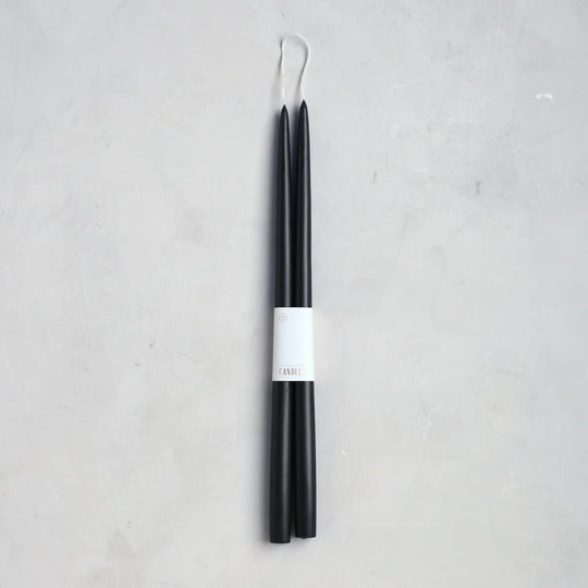 18 inch Smoke dipped taper candles