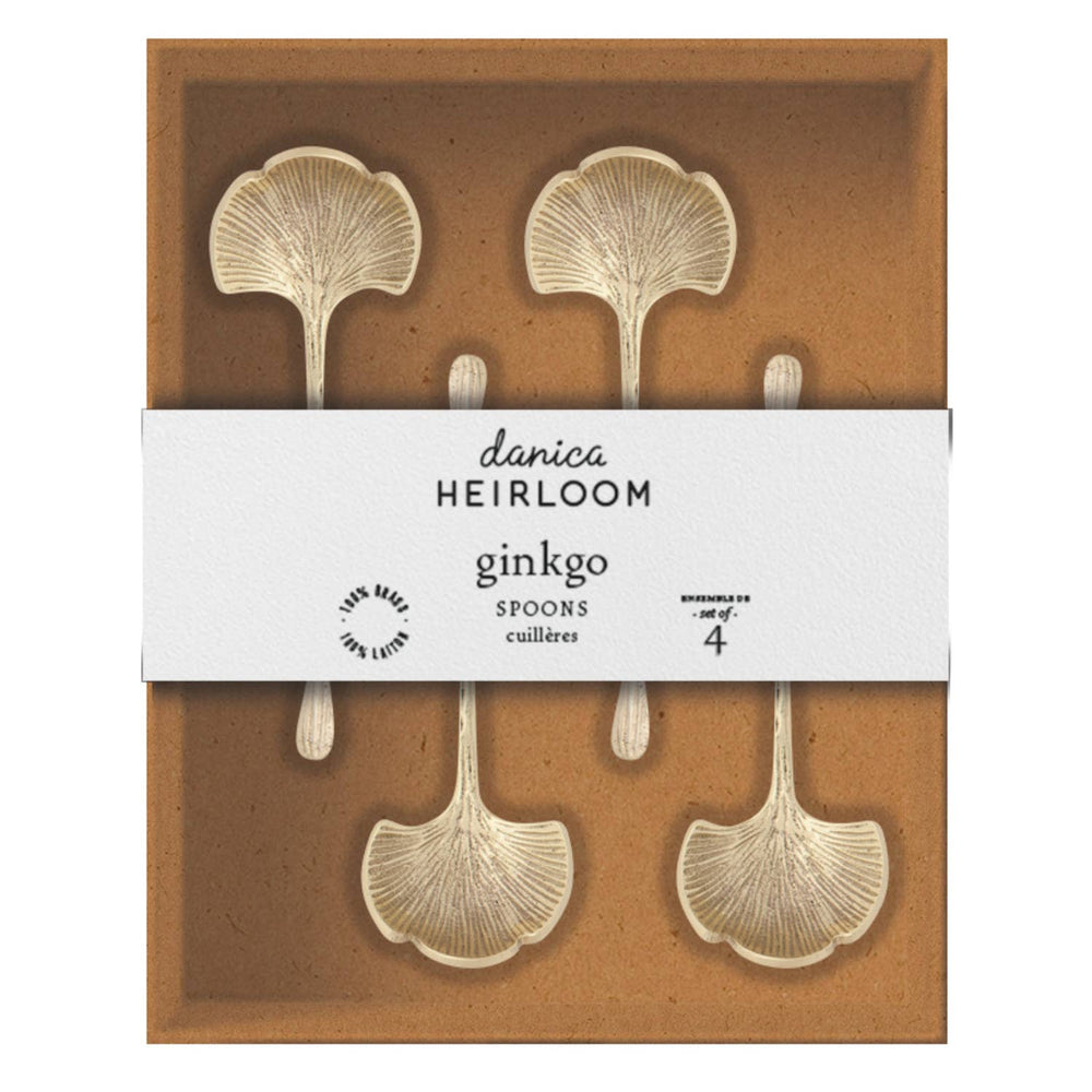 Ginkgo Spoons Set of 4