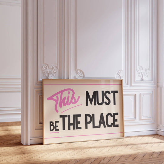 Print | This Must Be the Place Retro