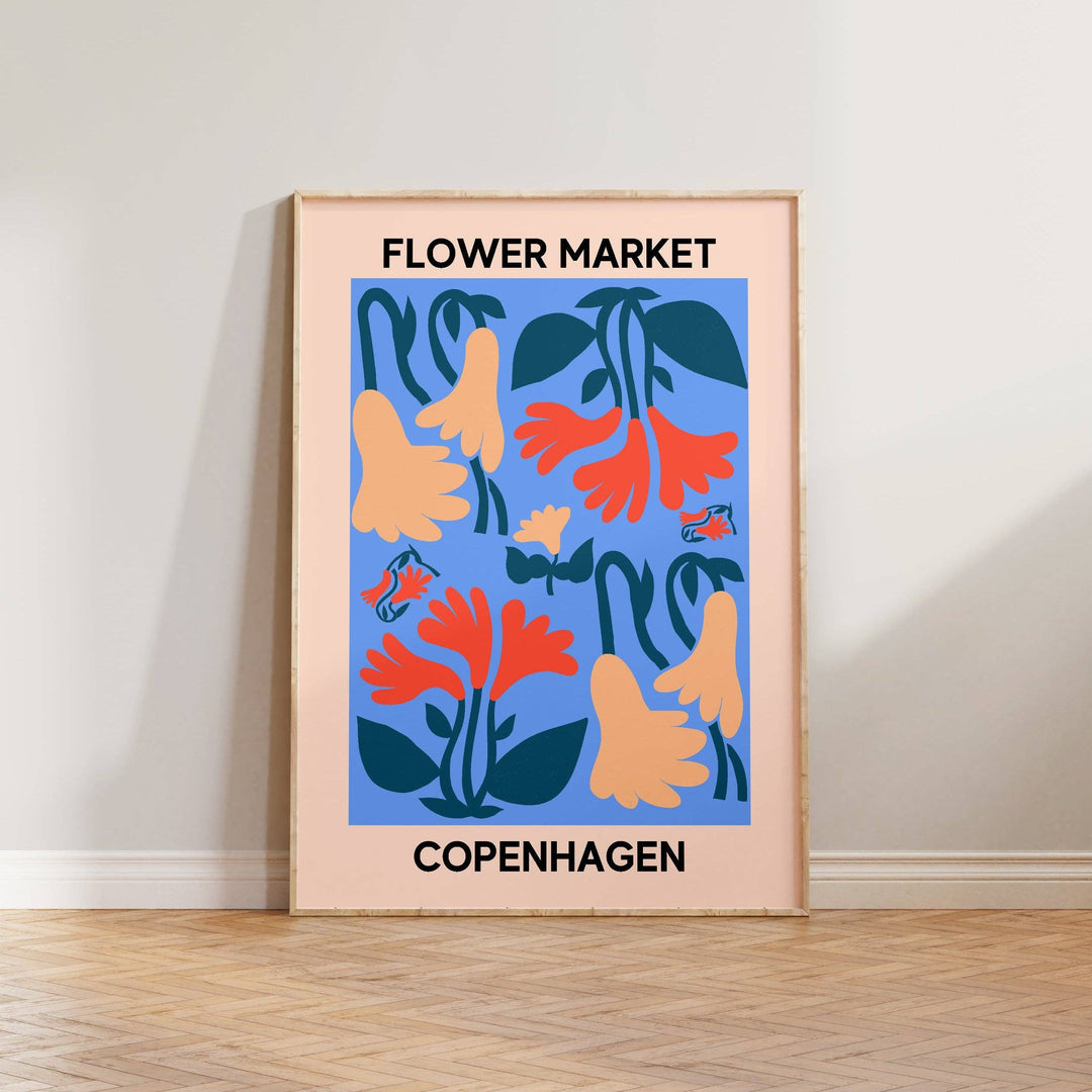 Flower Market Copenhagen Print