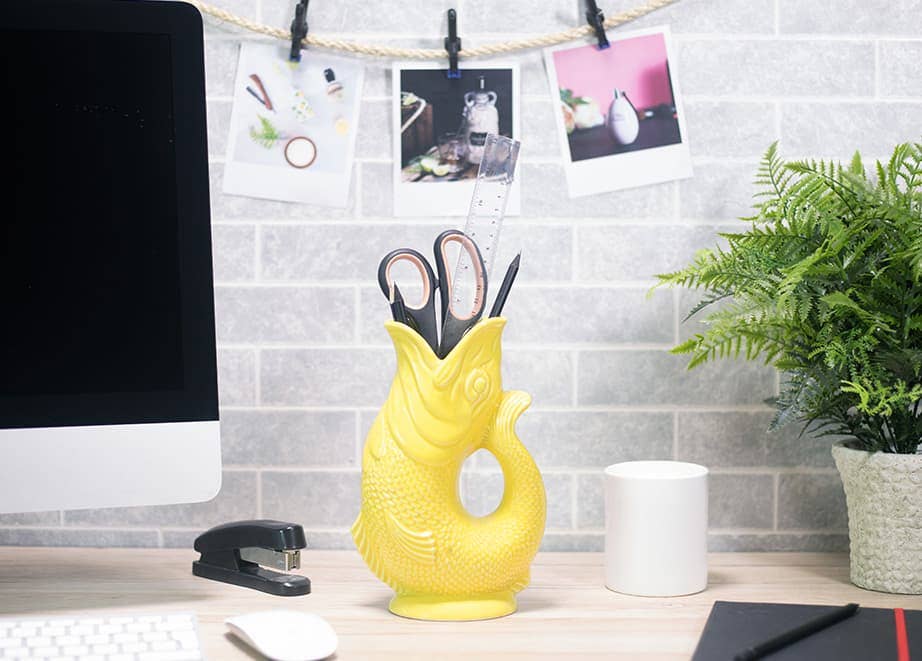 Yellow Gluggle Jug
