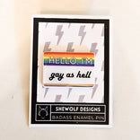 Pin | Gay as Hell Nametag