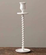 Taper Candle Holder | Cast Iron Corkscrew Large