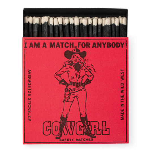 Archivist Cowgirl safety matches