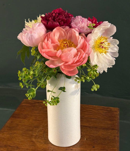 the peonies