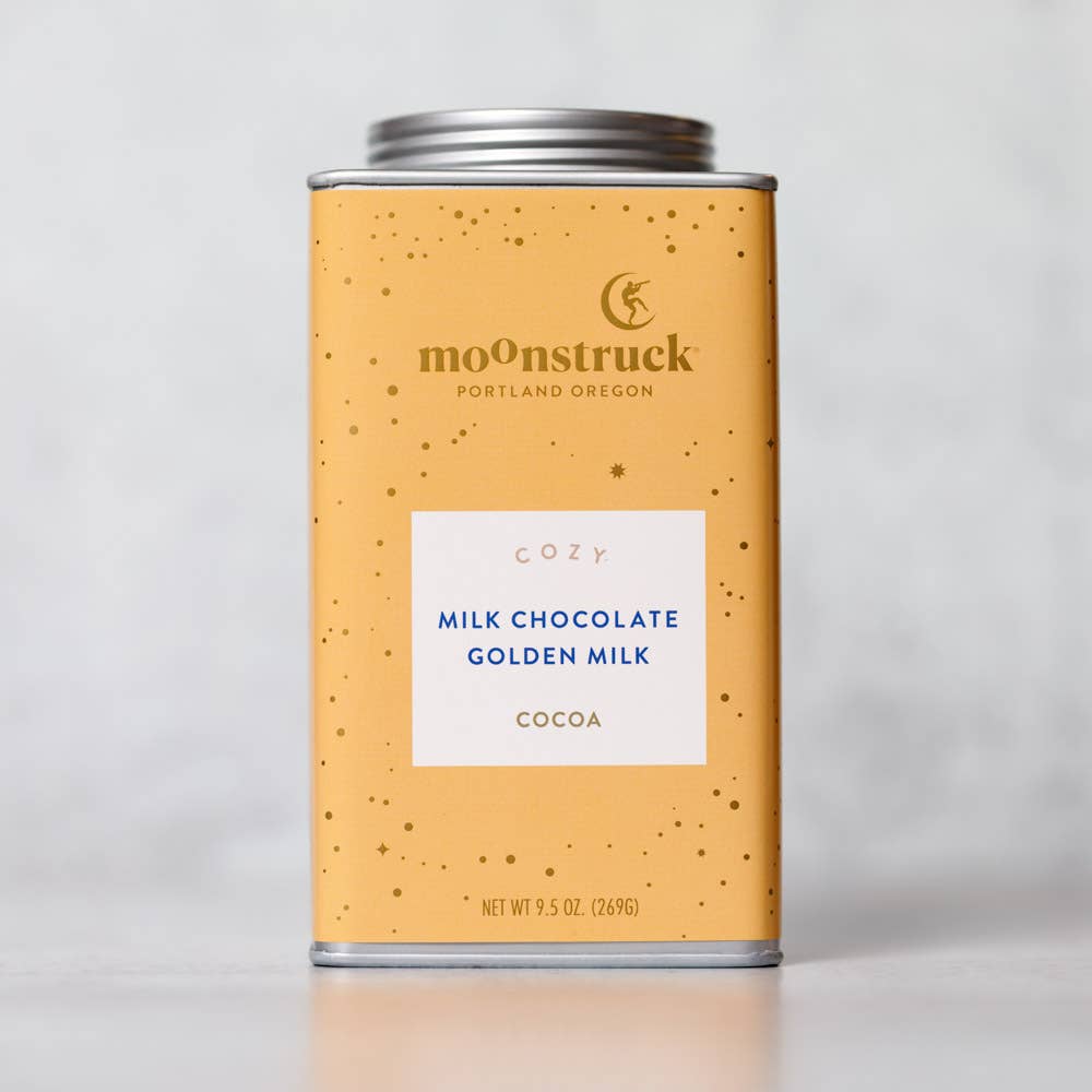 Cozy: Golden Milk Chocolate Hot Cocoa Tins