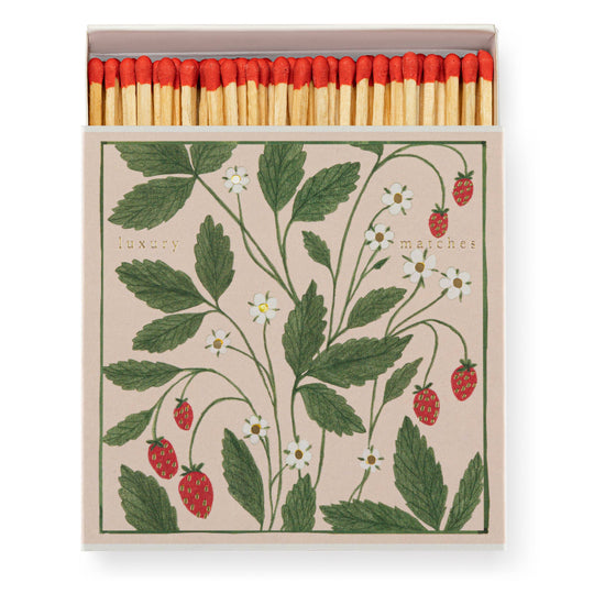 Strawberry Matches  | Square - Safety Matches
