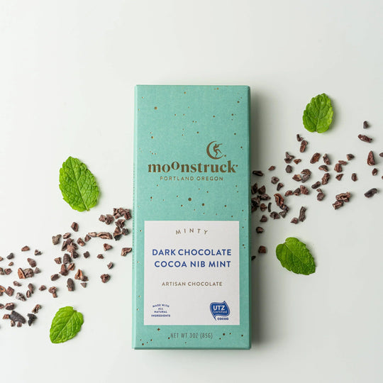 Moonstruck Minty Dark chocolate bar
