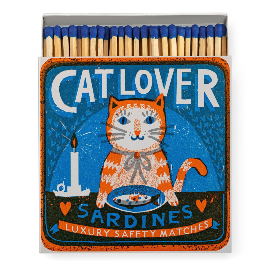 Archivist Cat Lover Sardines safety matches