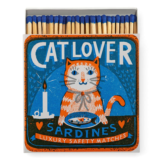 Archivist Cat Lover Sardines safety matches