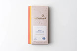 Creamy milk chocolate bar, artisan chocolate from Moonstruck, Portland Oregon, UTZ certified