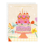 Birthday Greeting Card | Cherry Cake