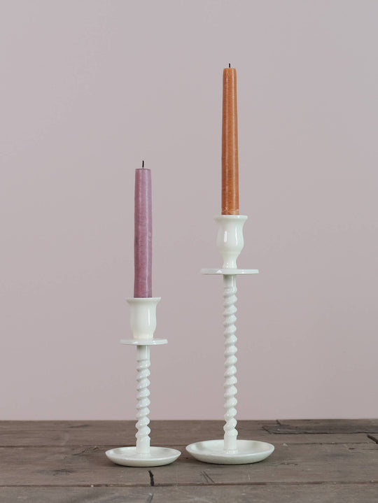 Corkscrew Taper Holder Off-White Large