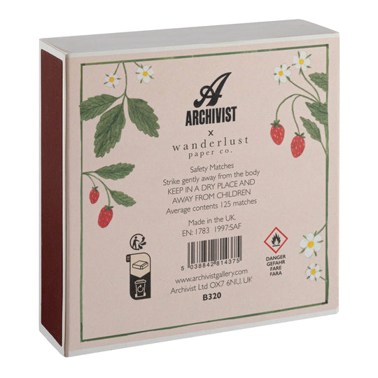 Strawberry Matches  | Square - Safety Matches